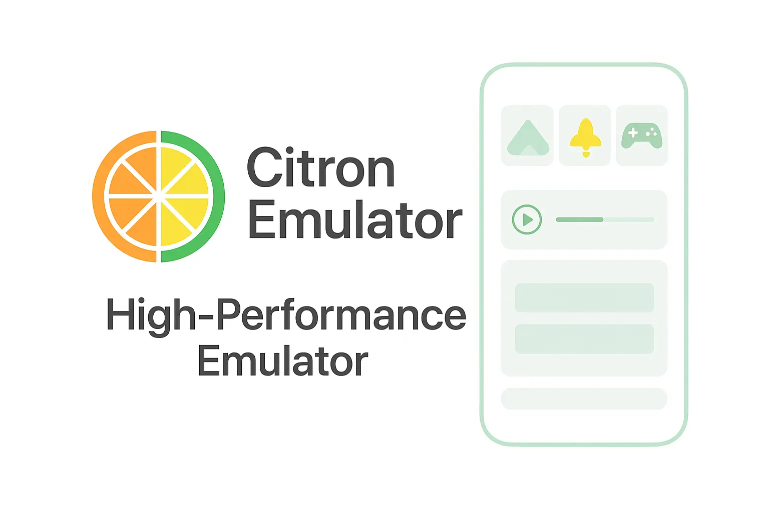 Citron Emulator Web Hero Section Image